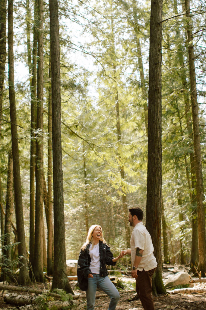 Kalamalka lake provincial park engagement photographer vernon engagement photographer joyful wedding photography kelowna