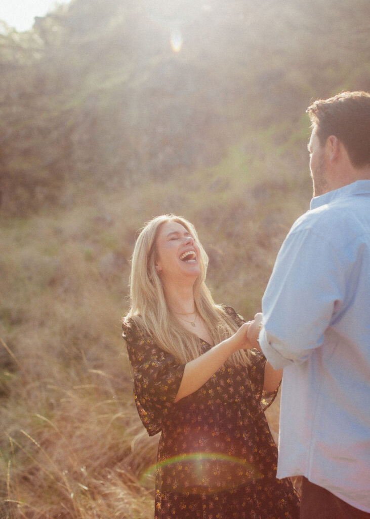 Kalamalka lake provincial park engagement photographer vernon engagement photographer joyful wedding photography kelowna