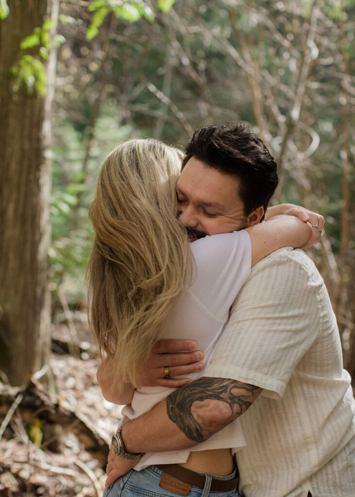 Kalamalka lake provincial park engagement photographer vernon engagement photographer joyful wedding photography kelowna