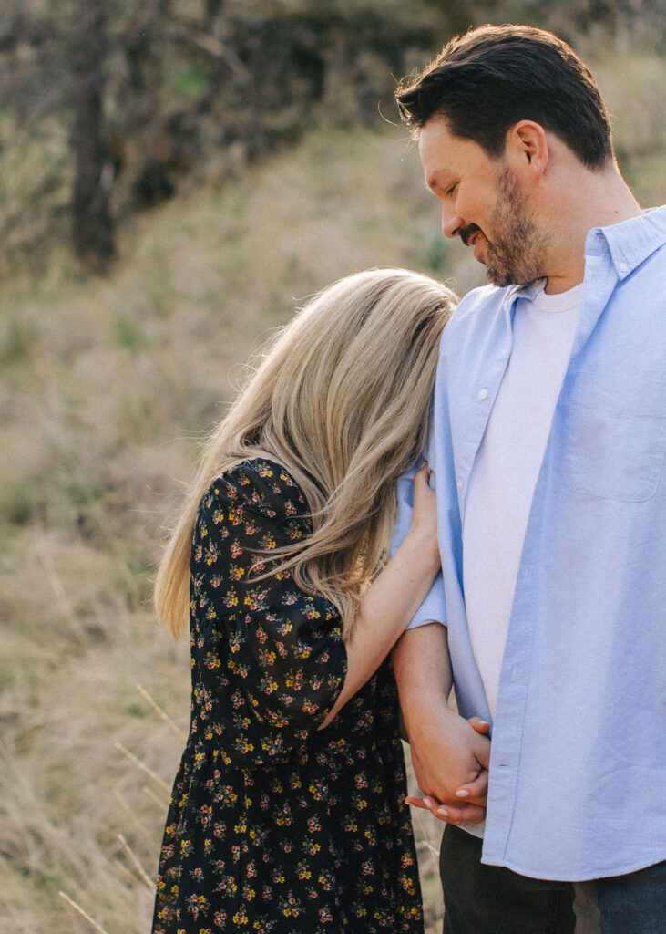 Kalamalka lake provincial park engagement photographer vernon engagement photographer joyful wedding photography kelowna