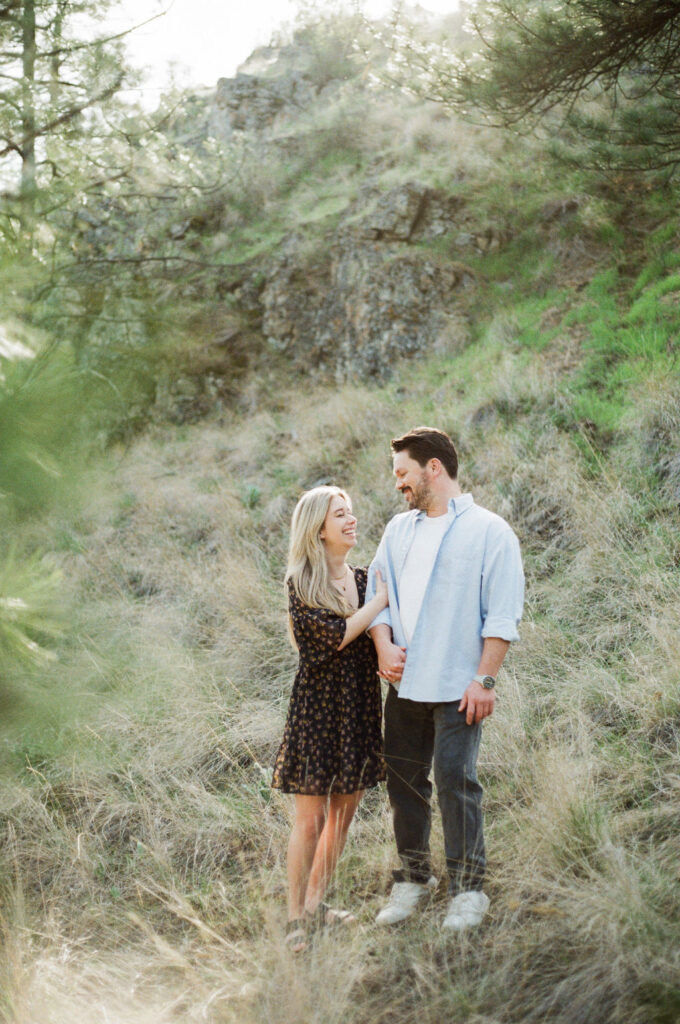 Kalamalka lake provincial park engagement photographer vernon engagement photographer joyful wedding photography kelowna