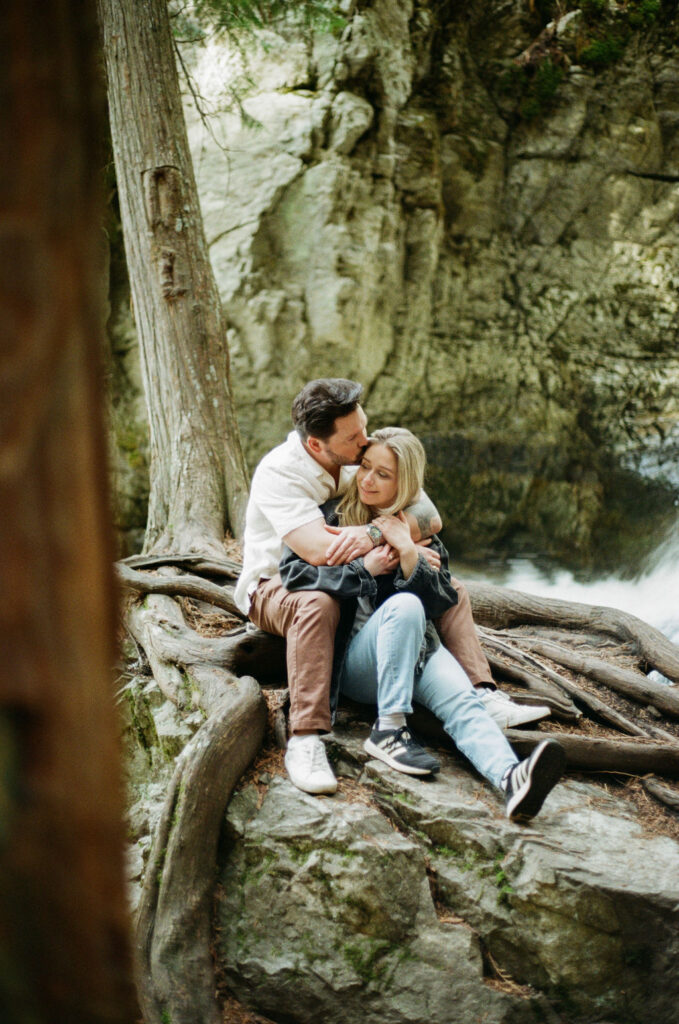 Kalamalka lake provincial park engagement photographer vernon engagement photographer joyful wedding photography kelowna