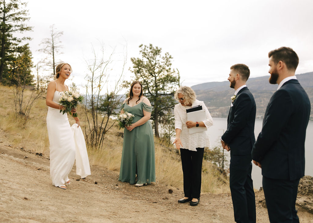 Rustic Reel Wedding in Kelowna + Knox Mountain Portraits Danae Marie Photography Okanagan photographer