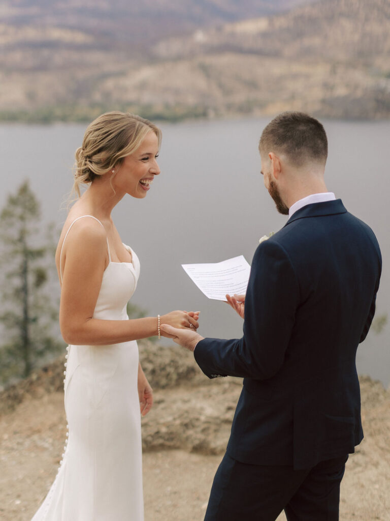 Rustic Reel Wedding in Kelowna + Knox Mountain Portraits Danae Marie Photography Okanagan photographer