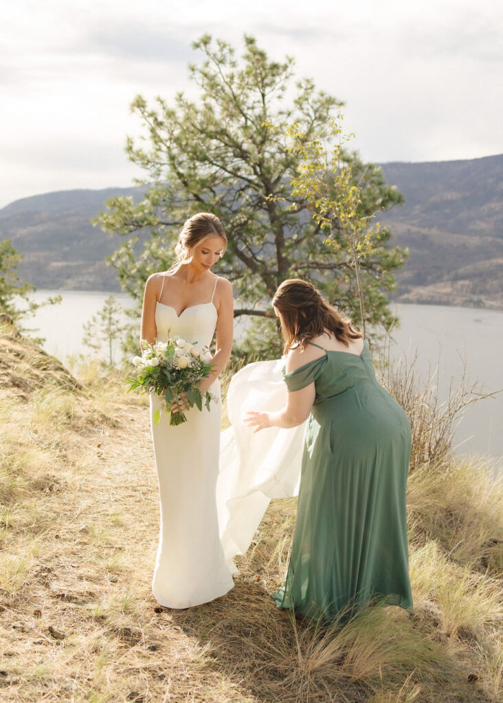 Rustic Reel Wedding in Kelowna + Knox Mountain Portraits Danae Marie Photography Okanagan photographer