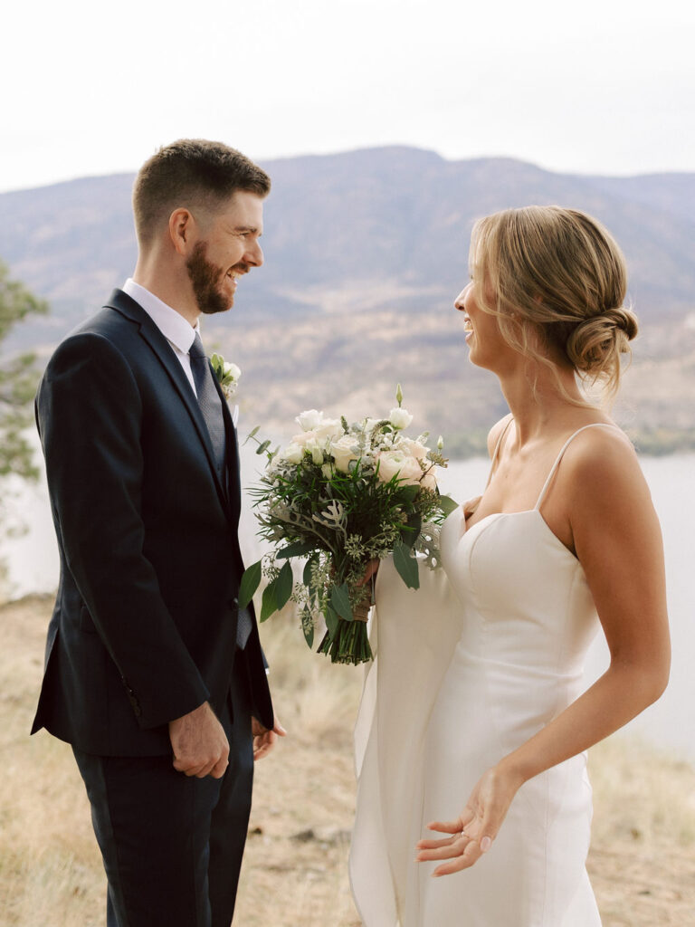 Rustic Reel Wedding in Kelowna + Knox Mountain Portraits Danae Marie Photography Okanagan photographer
